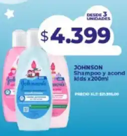 Supermayorista Vital Johnson shampoo y acond kids oferta