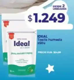 Supermayorista Vital Ideal toalla humeda oferta