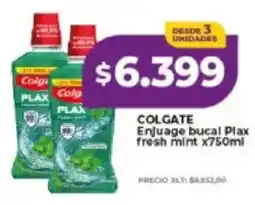 Supermayorista Vital Colgate enjuage bucal Plax fresh mint oferta