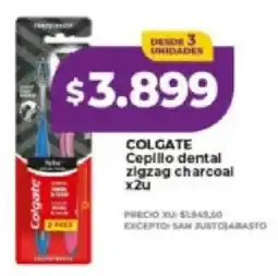 Supermayorista Vital Colgate cepillo dental zigzag charcoal oferta