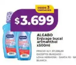 Supermayorista Vital Algabo enjuage bucal artmenthol oferta