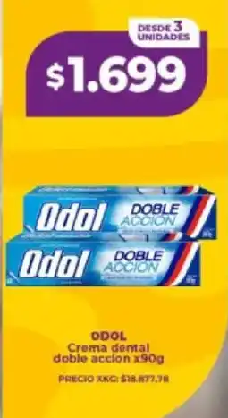 Supermayorista Vital Odol crema dental doble accion oferta