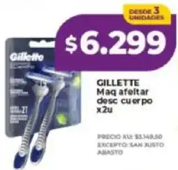 Supermayorista Vital Gillette Maq afeltar desc cuerpo oferta