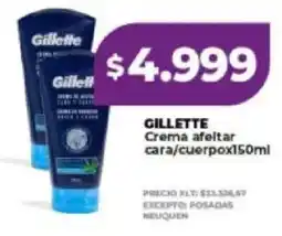 Supermayorista Vital Gillette crema afeltar cara/cuerpo oferta