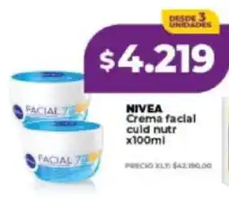 Supermayorista Vital Nivea crema facial cuid nutr oferta
