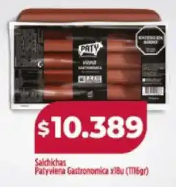 Supermayorista Vital Paty salchichas patyvienea gastronomica oferta