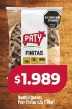 Supermayorista Vital Paty hamburguesas finitas oferta