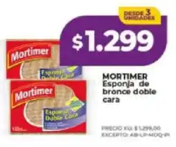 Supermayorista Vital Mortimer esponja de bronce doble cara oferta