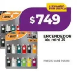 Supermayorista Vital Bic encendedor mini 35 oferta