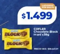 Supermayorista Vital Cofler chocolate block oferta
