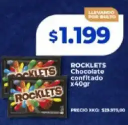 Supermayorista Vital Rocklets chocolate confitado oferta