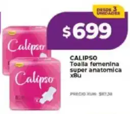Supermayorista Vital Calipso toalla femenina super anatomica oferta