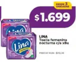 Supermayorista Vital Lina toalla femenina nocturna oferta