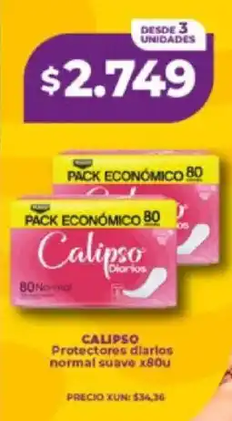 Supermayorista Vital Calipso protectores diarios normal suave oferta