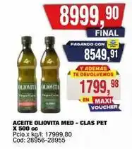 Maxiconsumo Oliovita - aceite oliovita med - clas pet oferta