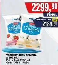 Maxiconsumo Gran compra - yoghurt gran compra oferta