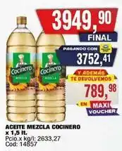 Maxiconsumo Cocinero - aceite mezcla oferta