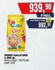 Maxiconsumo Gallo - arroz oro oferta
