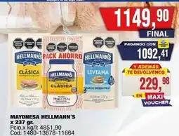 Maxiconsumo Hellmann's - mayonesa oferta