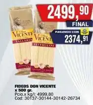 Maxiconsumo Don vicente - fideos don vicente oferta