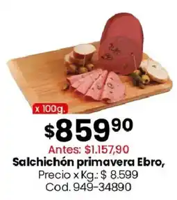 Coto Ebro salchichón primavera oferta