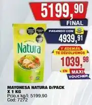 Maxiconsumo Natura - mayonesa d/pack oferta