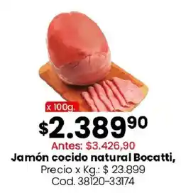Coto Bocatti jamón cocido natural oferta