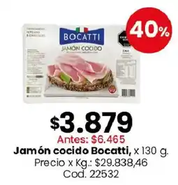 Coto Bocatti jamón cocido oferta