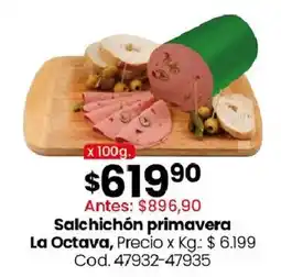 Coto La octava salchichon primavera oferta