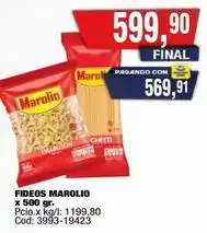Maxiconsumo Marolio - fideos marolio x 500 gr. cod: 3993-19423 oferta