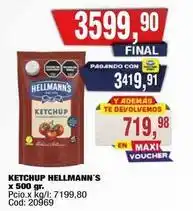 Maxiconsumo Hellmann's - ketchup oferta