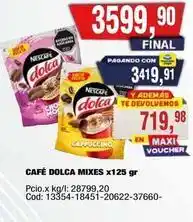 Maxiconsumo Dolca - café dolca mixes oferta
