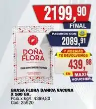 Maxiconsumo Grasa flora danica vacuna x 500 gr oferta