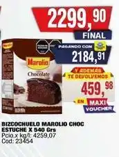 Maxiconsumo Marolio - bizcochuelo marolio choc estuche x 540 grs oferta