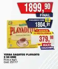 Maxiconsumo Playadito - yerba saquitos playadito oferta