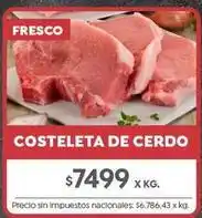 Jumbo Costeleta de cerdo oferta
