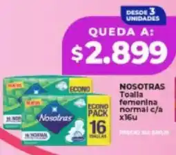 Supermayorista Vital Nosotras toalla femenina normal oferta