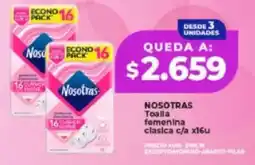 Supermayorista Vital Nosotras toalla femenina clasica oferta