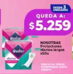 Supermayorista Vital Nosotras protectores diarios largos oferta