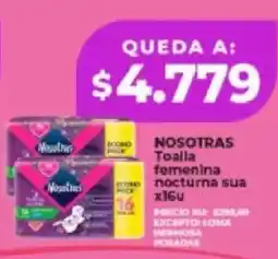 Supermayorista Vital Nosotras toalla femenina nocturna sua oferta