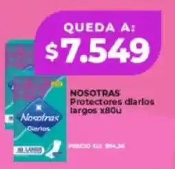 Supermayorista Vital Nosotras protectores diarios largos oferta