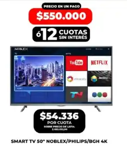 Supermayorista Vital Noblex smart tv 50 oferta