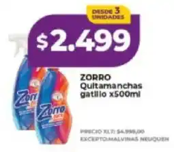 Supermayorista Vital Zorro quitamanchas gatillo oferta