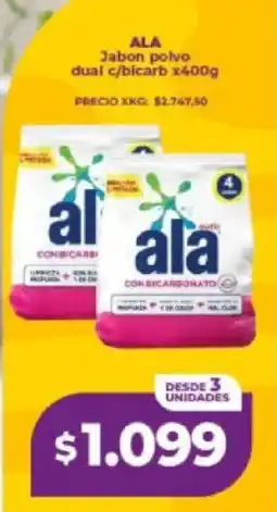 Supermayorista Vital Ala jabon polvo dual c/bicarb oferta