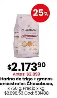 Coto Chacabuco - harina de trigo + granos ancestrales oferta