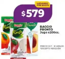 Supermayorista Vital Baggio pronto jugo oferta