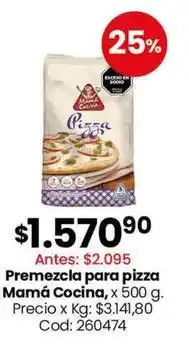Coto Premezcla para pizza oferta