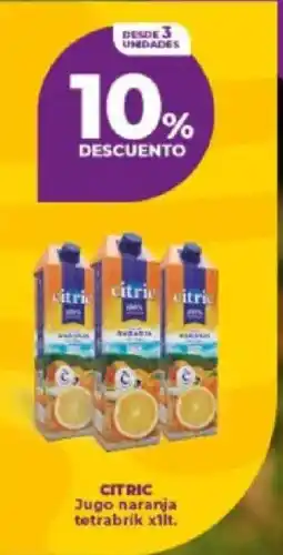 Supermayorista Vital Citric jugo naranja oferta