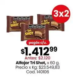 Coto Tri - alfajor shot oferta