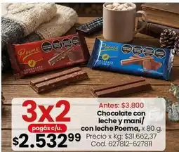 Coto Chocolate con leche y maní con leche oferta